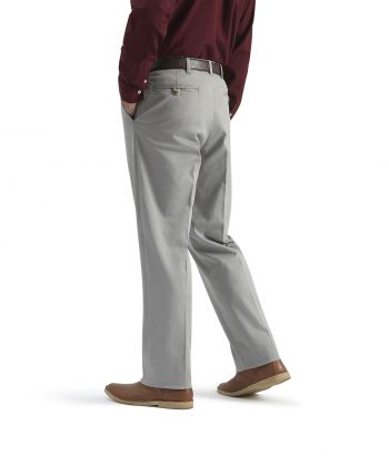 Grey Pleated Chinos Stretch #3