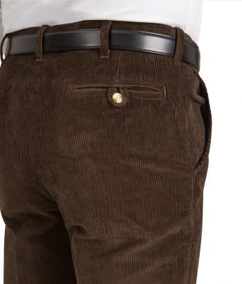 Chocolate Classic Corduroy Trousers #3