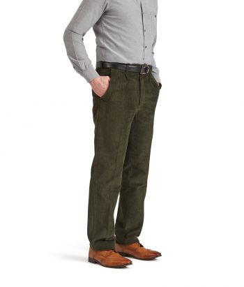 Olive Classic Corduroy Trousers