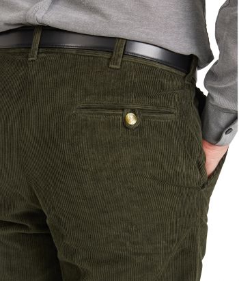 Olive Classic Corduroy Trousers #3